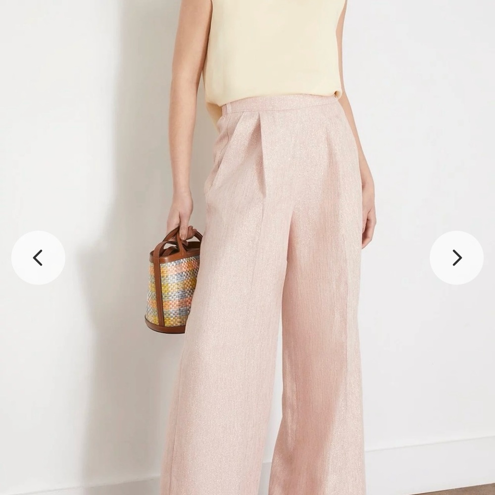 Elegant Pink Wide-Leg Pants